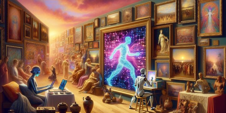 Exploring the Dawn: AI in Creative Arts – Where Machines Meet Masterpieces